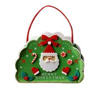 Christmas Goodie Bags, Cartoon Felt Christmas Treat Bags, Colorful Aesthetic Handheld Candy Bags for Winter, New Year, Christmas Eve, Holiday Table Ornaments for Kids and Parties