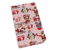 Christmas Wrapping Paper Sheets, Funny Cartoon Party Supplies, Christmas Paper Sheets | for Thanksgiving Home Holiday New Year Party Eve Family Friends Kids Boys Girls