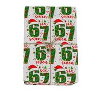 Christmas Wrapping Paper Sheets, Funny Cartoon Party Supplies, Christmas Paper Sheets | for Thanksgiving Home Holiday New Year Party Eve Family Friends Kids Boys Girls