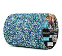 CHUANGSEED Cinta antideslizante de goma azul para piscina, 20 cm x 4,5 m, para uso en exteriores e interiores, impermeable, cinta antideslizante de seguridad para tracción de peldaños de escaleras