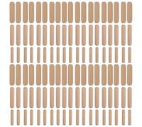 CHUENKUK 900 Piezas Tacos de Madera Estriados M6 M8 M10, Espigas de Madera de Eucalipto 6x30mm 8x40mm 10x40mm para Muebles Carpintería Manualidades Bricolaje