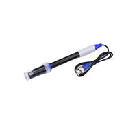 ChuFort Medidor de detección de valor de PH líquido con sonda de electrodo BNC for probador 0-14