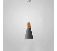 CHUNGYANG Lámpara Colgante Moderna, Iluminación De Techo Art Deco Industrial, Lámpara Colgante De Estilo Nórdico Simple, Base E27, 1 Lámpara para Comedor, Cocina, Isla, Pasillo, Tienda (Madera)