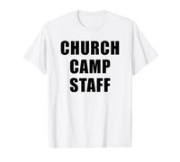 Church Camp Staff - Christian Ministry & Volunteer Uniform Camiseta gráfica económica