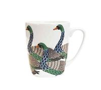 Churchill China Paradise Birds - Taza de roble (400 ml), diseño de cisnes, color blanco