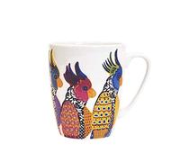 Churchill China Paradise Birds - Taza de roble (400 ml), diseño de periquitos, color blanco
