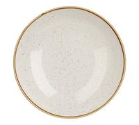 Churchill Plato Hondo Stonecast Cebada Blanca Coupe Porcelana 31cm Restaurante