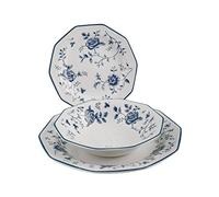 Churchill Rose, Vajlla 18 Piezas, Blanco/Azul