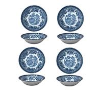 Churchill Royal Wessex Tonquin Chelsea - Juego de 4 cuencos de avena (15,2 cm), color azul