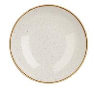 Churchill Stonecast Barley Blanco Plato Fondo Coupe 18Cm Cerámica Restaurante