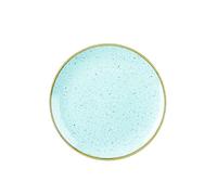 Churchill Stonecast Round Coupe Plate Duck Egg Blue 200mm (Pack of 12) - [DK501]