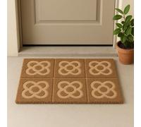 CIAL LAMA Felpudo Antideslizante Fibra de Coco Panot Barcelona 70x40 cm