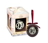Ciao - Bola Ornamental Harry Potter riel 9 3/4 (Ø7,5 cm) Original Wizarding World con Cinta de Tela para árbol de Navidad en giftbox