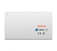CIARRA Radiador de Inercia 1500W, Calefactor Eléctrico de Pared Inteligente | Emisor Térmico Cerámico Mural con Programación Semanal y Bloqueo Infantil para Baño o Dormitorio (10-20 m²)-CBHT15E