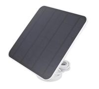 ciciglow Cargador de Panel Solar de 12W, Panel Solar de Montaje Ajustable de 360 ° para Cámara de Alimentación de Aves para Leva de Palo, Cable IP66 9.84 Pies, Micro USB, Interfaz Tipo C