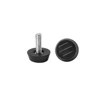 Cidegoo Patas para muebles, almohadillas ajustables de plástico con tornillo, M10, M8, M6, silla de mesa Balck, almohadilla de nivelación, patas de muebles, protección antichoques para patas de