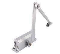 Cierrapuertas Hidráulico Automático, Cierra Puertas Ajustable con Retenedor para puertas de casas y apartamentos, ancho de puerta 600-1200 mm, peso de puerta 25-35 kg