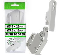 Cierre Amortiguado Puerta para Armario con Rodillo de Goma para Puertas con un Espacio Mínimo de 2,5 mm - Cierre Push to Open Completo con Tornillos - Garantía de 5 Años - ONIX TECH