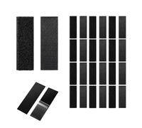 Cierre Autoadhesivo De Gancho Y Bucle, Extra Resistente, 12 Piezas De 30x100 Mm, Recortable, Cinta De Tela Resistente, Reutilizable, Cinta De Gancho Y Bucleimpermeable Para Uso Interior Y Exterior