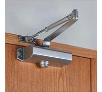 Cierre automático ajustable Control de hasta 45 kg | Cierrapuertas hidráulico, velocidad ajustable, para puertas de 600-1200 mm de ancho, incluye kit de montaje