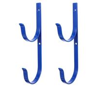 Ciieeo 2 Piezas Gancho para Barra de Piscina Modular de Aluminio | Acabado Mate, Resiste la Flexión, Soporta Toallas Húmedas y Equipo, para Vestuarios y Zonas Hoteleras