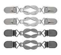 Ciieeo 4 Piezas Pinza para Chal Vintage Retro Cárdigan Clip Chal Cuello Clips Uso Vestidos y Cárdigans Retro