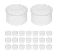 Ciieeo 50 Piezas Cubierta para Agujero de Piscina, 1' de Plástico UV | Cobertura Discreta para Huecos, Superficie Antideslizante, Encaje en Manguitos Estándar, Zona de Piscina