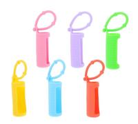 Ciieeo 6 Piezas Funda Protectora de Silicona para Botellas de Aceites Esenciales de 10ml Banda Flexible Antideslizante y Diseño Fácil de Montar para Estuche de Transporte Seguro