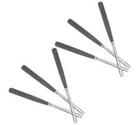 Ciieeo 6 Piezas Portalápices de Madera de Abedul Soporte de 18,5cm Negro | Diseño Ranura Integrada, Mandíbula Texturizada, Control de Peso Equilibrado, Adecuado para Artistas Profesionales