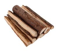 Ciieeo 8 Piezas de Leña Decorativa de Madera Resistente para Chimenea y Fogatas, Accesorios para Interior y Exterior, Ideales para Decoración y Uso en Jardines