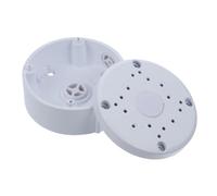 Ciieeo Caja de Conexiones para Cámara de Seguridad de Aleación de Aluminio Resistente al Agua Instalación Fácil para Cables en Pared y Techo Blanco