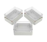 Ciieeo Caja Eléctrica Transparente para Exteriores con Cubierta Abatible, Resistente al Polvo y Rayos Uv, Material Abs As, Adecuado para Sistemas de Seguridad en Parques y Zonas