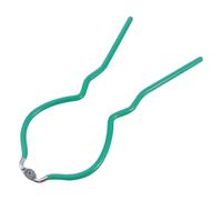 Ciieeo Pinzas Esterilizadoras Fáciles de Usar Mango Curvado de Metal y Plástico Resistentes y Diseño Antideslizante Verde para Biberones y Tarros