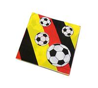 Ciieeo Servilletas de Papel Tisú Impreso Diseño de Fútbol, Paquete de 20 Unidades, Servilletas de Fiesta Coloridas para Decoración de Bar y Restaurante en Eventos Deportivos