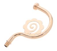 Ciieeo Varilla Curva para Artefacto de Iluminación, Vástago de Lámpara Curvado de Hierro Dorado, Accesorio para Lámparas de Pared y Techo, Decoración del Hogar y Pasillos