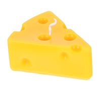 Ciieeo Vela Aromática Forma de Queso para Fiestas, Cera de Parafina, Quema Uniforme y Resistente, Decoración Creativa Hogar y Baño