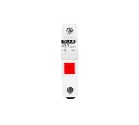 CILIA Indicador luminoso LED para carril DIN, 110-400 Vac, 1 módulo, indicador de señalización rojo - perfecto para instalaciones industriales y comerciales