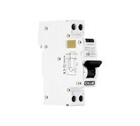 CILIA Interruptor Magnetotérmico Diferencial, RCBO, 1 Módulo, In=16A, Casquillo DIN (Universal Para Cualquier Centralita Comercial), 1P + N, 230 Vac, Tipo AC, Curva de intervención C