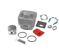 Cilindro de 44 mm + pistón + juntas para desbrozadora Fuxtec MFS520, FX-PS152, FX-MT152, desbrozadora 4 en 1
