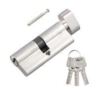 Cilindro de Alta Segurida, Cerradura Antibumping para Puertas Interiores y Exteriores, Mayor Seguridad, Incluye 3 Llaves