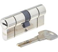 Cilindro de alta seguridad YALE, serie 2100, 35x35 mm, niquelado, con 5 llaves