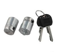 Cilindro de bloqueo de puerta de coche con llaves para C1500 88 94 para C2500 88 93 para 3500 con compatibilidad para GMC SLE 88 94 pieza de repuesto 12549131