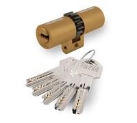 MCM Cilindro de seguridad SPR14 33-33 perfil suizo Latón