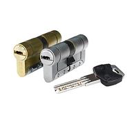 CILINDRO IRIDIUM M IRM3030LC LATÓN 60mm (30+30mm) LEVA CORTA 13mm. CON 5 LLAVES DE SEGURIDAD. IFAM