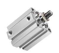 Cilindro ISO compacto de simple efecto serie CQ | El resorte extiende la varilla, el aire retrae el pistón, cuerpo que ahorra espacio, sistema métrico ISO(CQ63-30-S-B)