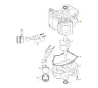 Cilindro Original STIGA Motor TRE 586V Cortacésped 118551628/0