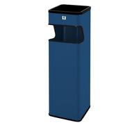 CILINDRO Papelera Cenicero Metálica Cuadrada B-33 Azul