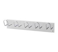 CILINDRO Perchero de pared H-15 con 5 colgadores cromados