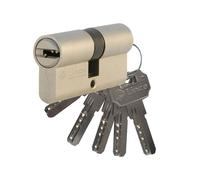 Cilindro seguridad multipunto serie c2, leva larga, 32+32mm, niquel 9c