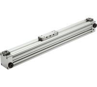Cilindro Sin Vástago 40-1200mm - Magnético - Amortiguación - Guía corta